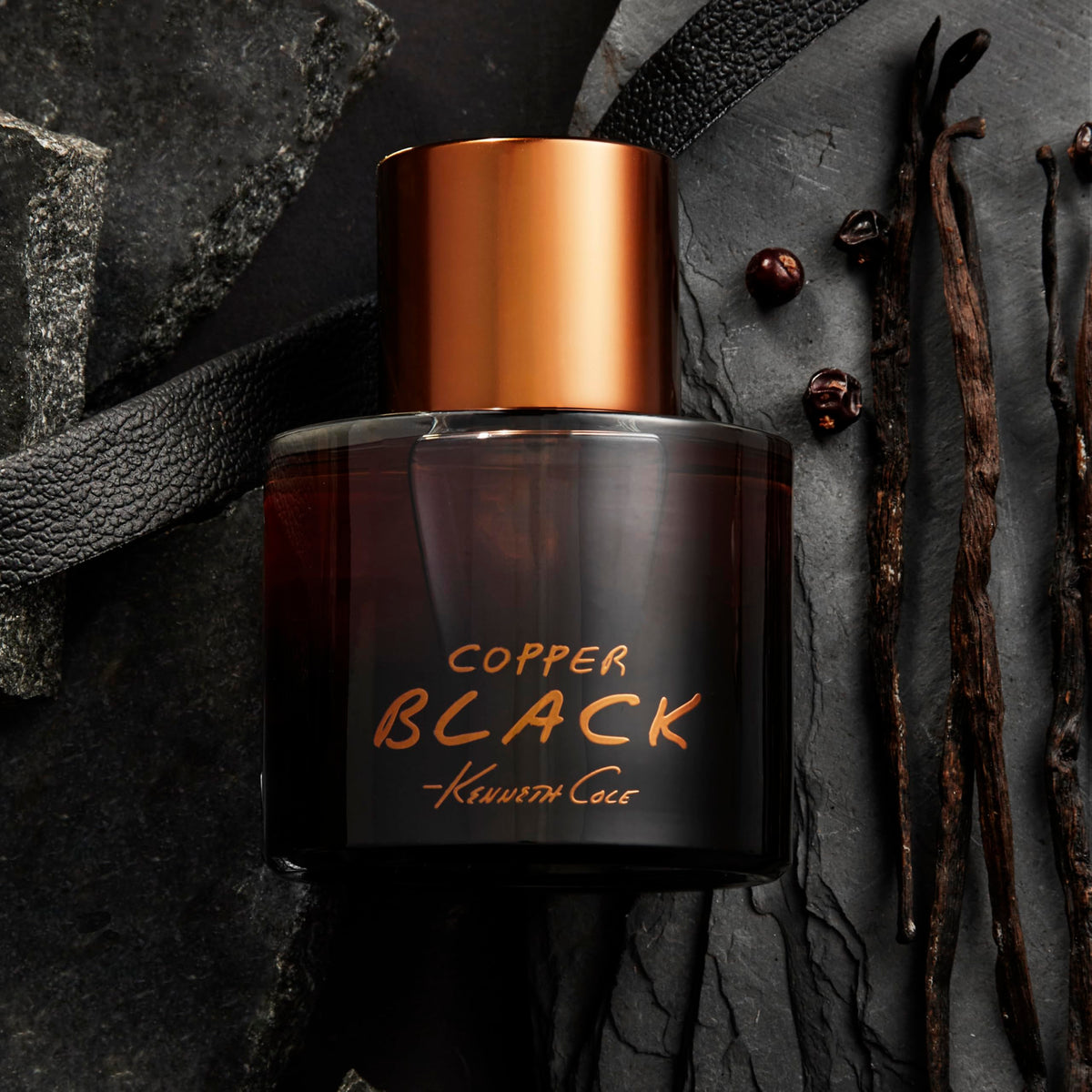 Vue latérale du flacon Kenneth Cole Copper Black 50ml