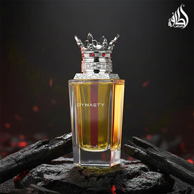 Vue latérale du flacon Lattafa Dynasty 100 ml