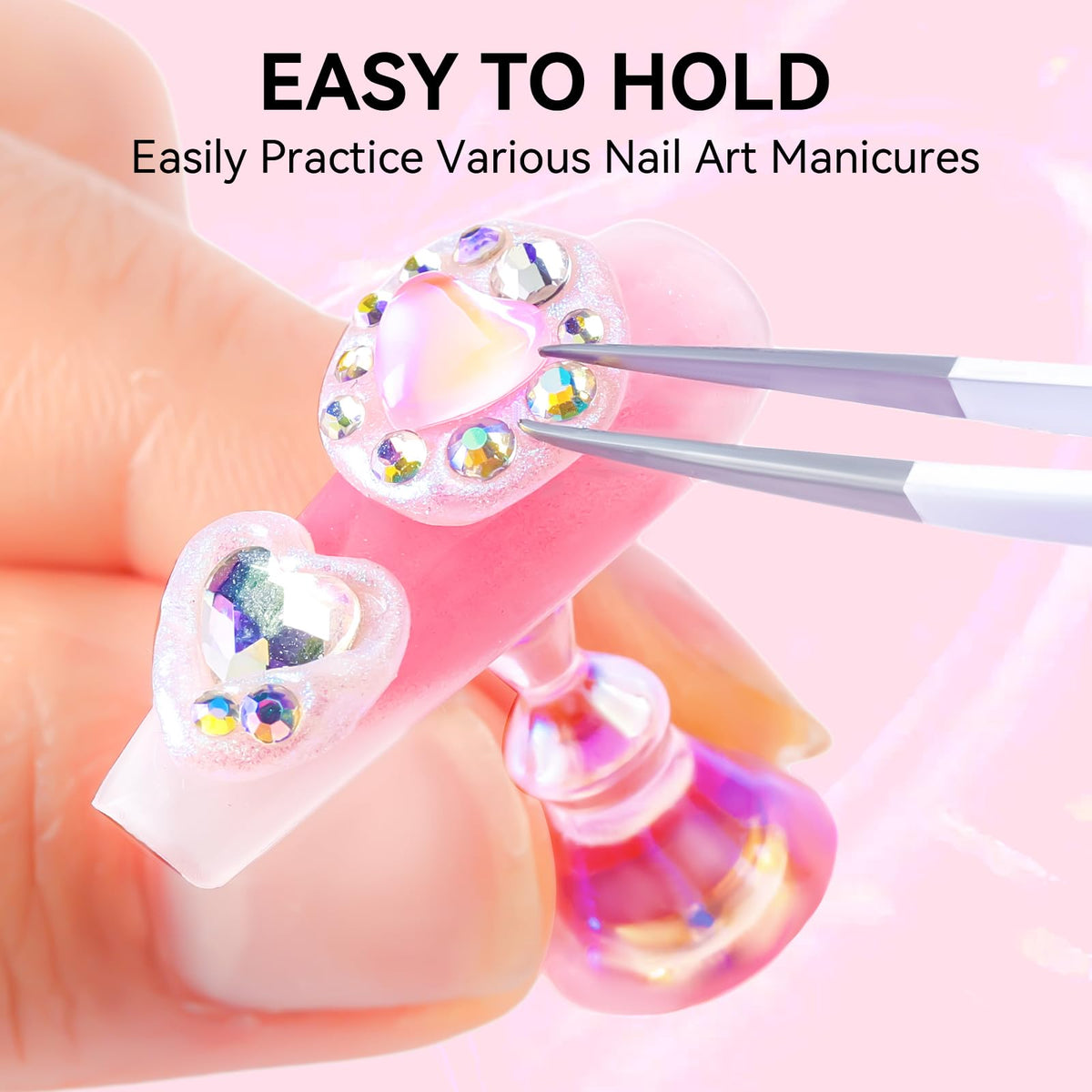 Vue latérale du Kit de Support pour Ongles Makartt