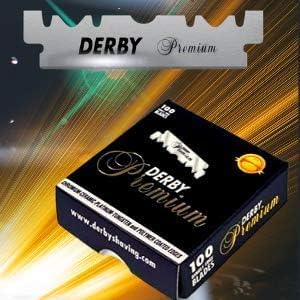 Vue latérale du pack de lames Derby