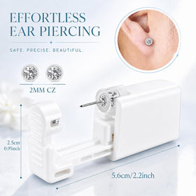 Vue latérale du pistolet à piercing Anzero