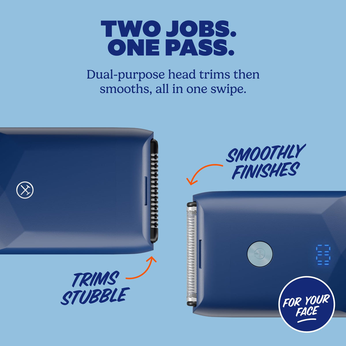 Vue latérale du Rasoir Électrique Dollar Shave Club