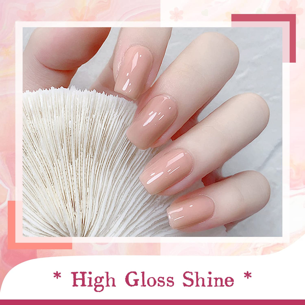 Vue rapprochée des bouteilles de vernis gel JODSONE