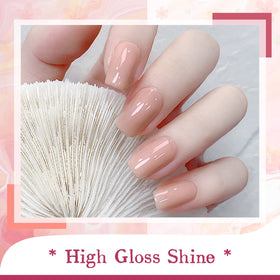 Vue rapprochée des bouteilles de vernis gel JODSONE