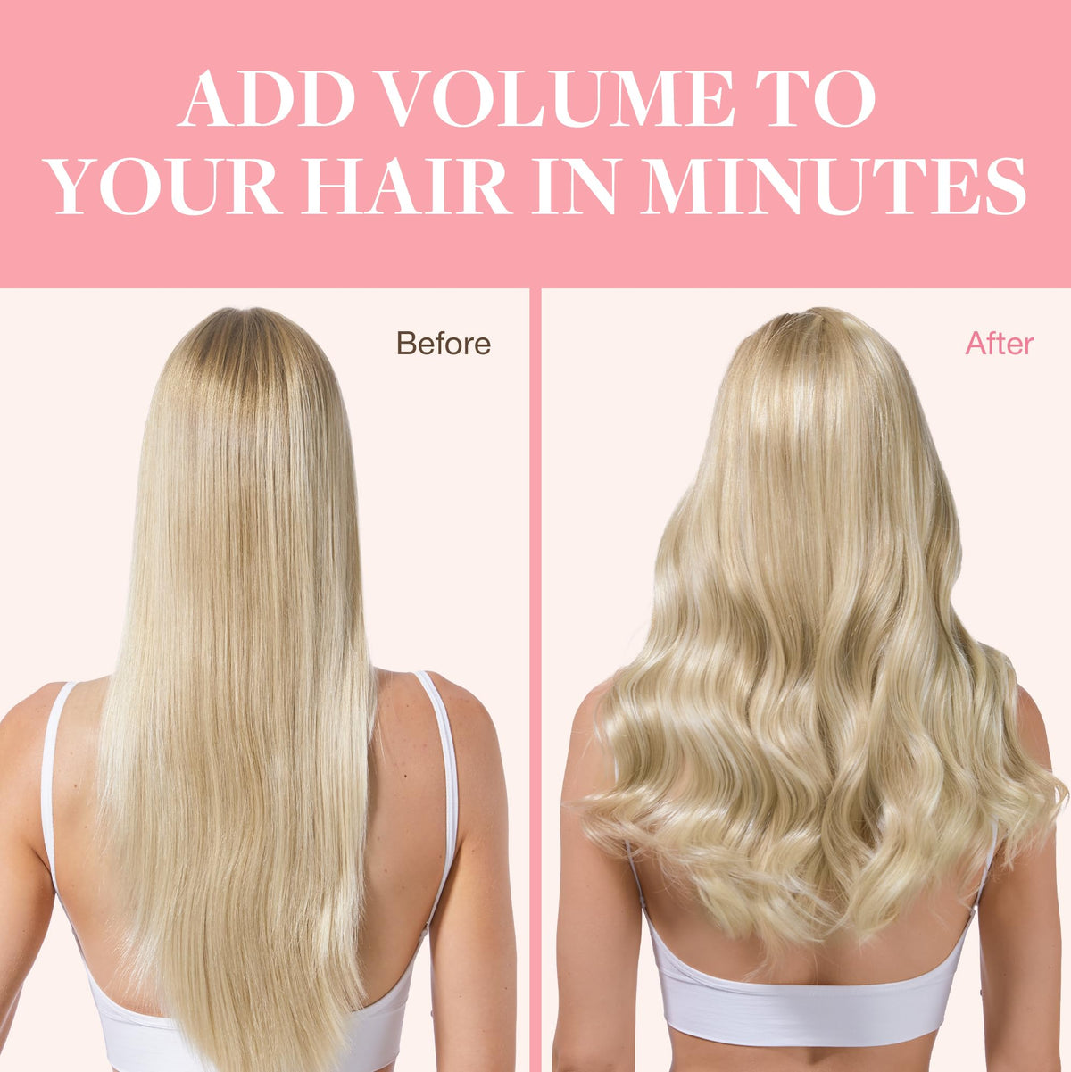 Vue rapprochée des cheveux humains des extensions GOO GOO