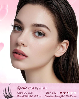 Vue rapprochée des cils en éclosion OKAYLOVE Sprite