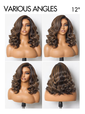 Vue rapprochée des mèches de la perruque LUVME HAIR