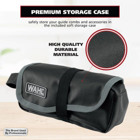 Wahl Edge Pro tondeuse à barbe avec accessoires sur fond blanc