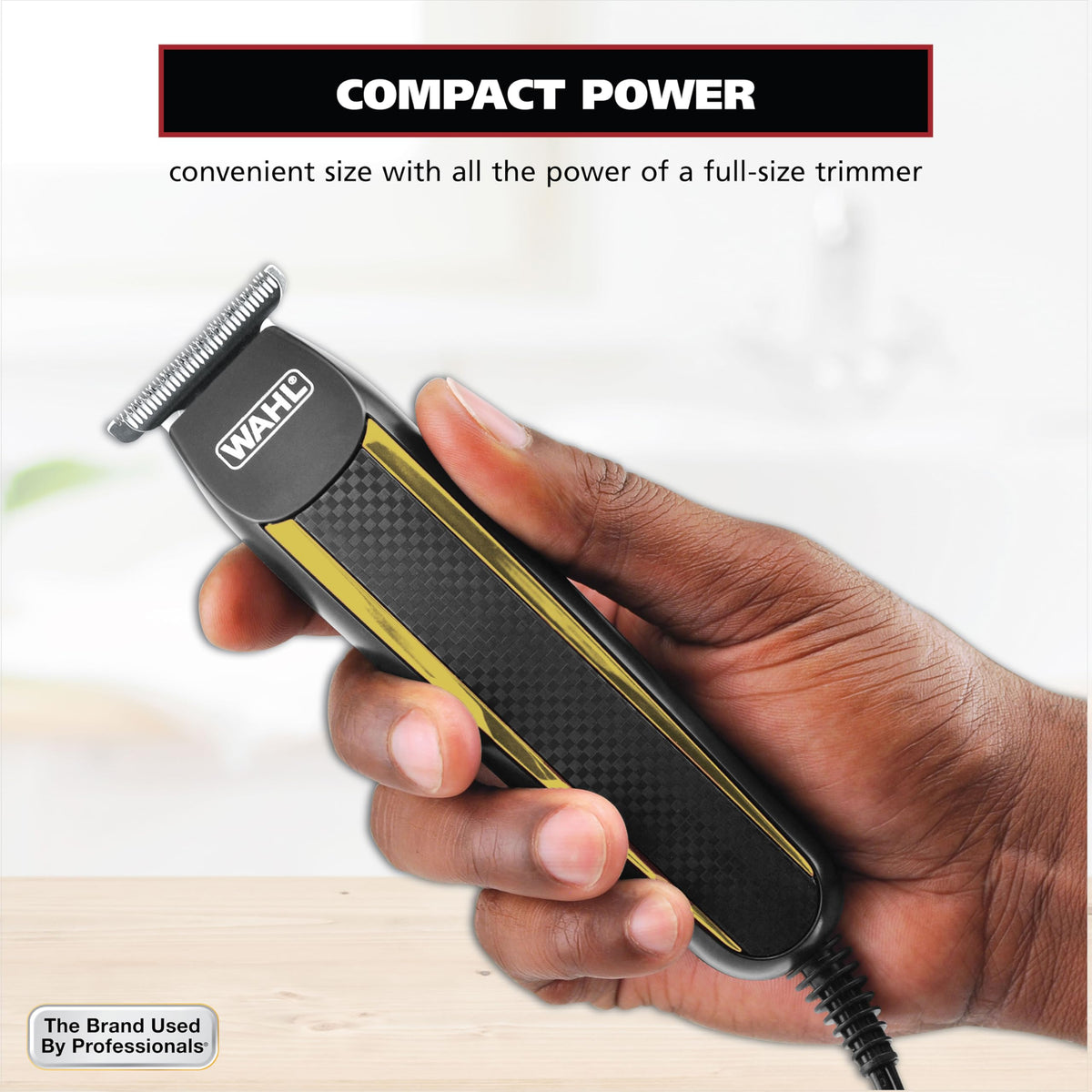 Wahl Edge Pro tondeuse à barbe dans son sac de rangement