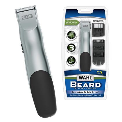 Wahl Groomsman tondeuse à barbe vue avant avec lames en acier