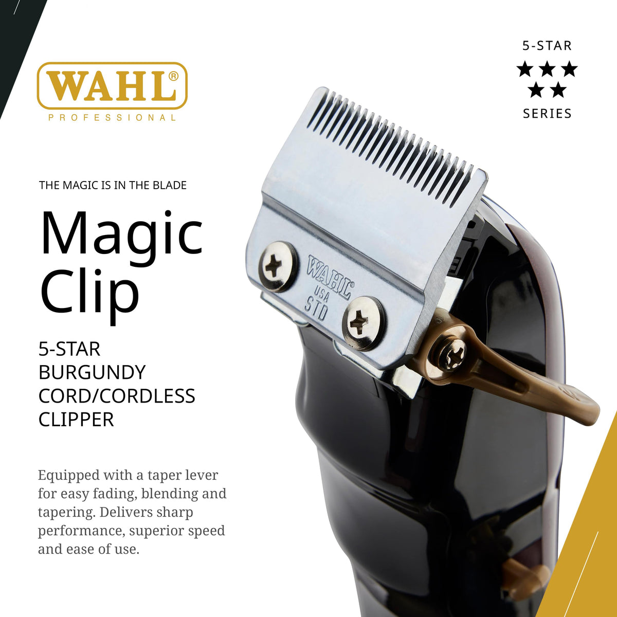 Wahl Professional Magic Clip tondeuse sans fil vue arrière