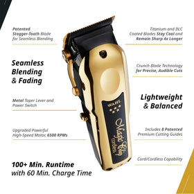 Wahl Professional Tondeuse Magic Clip côté avec lames en vue