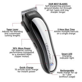 Wahl tondeuse de précision avec batterie AA