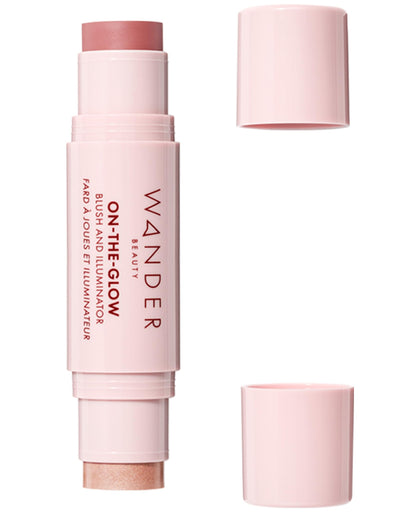 Wander Beauty Blush et Illuminateur 7-en-1 modèle Bare/Nude Glow vue de face