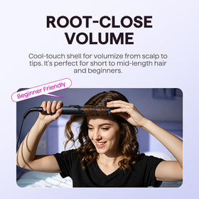 wavytalk Airflow Styler 2 en 1 en utilisation pour boucles