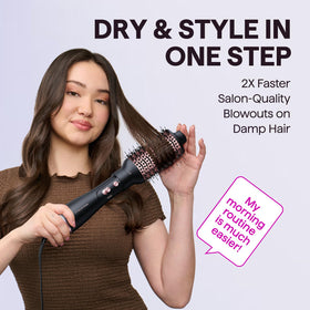Wavytalk Brosse Sèche Cheveux 4-en-1 avec embout concentrateur