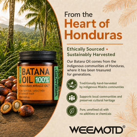WEEMOTD Huile de Batana 100% Pure 120ml - packaging