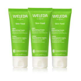 Weleda Crème Hydratante Light 3-Pack vue avant avec packaging