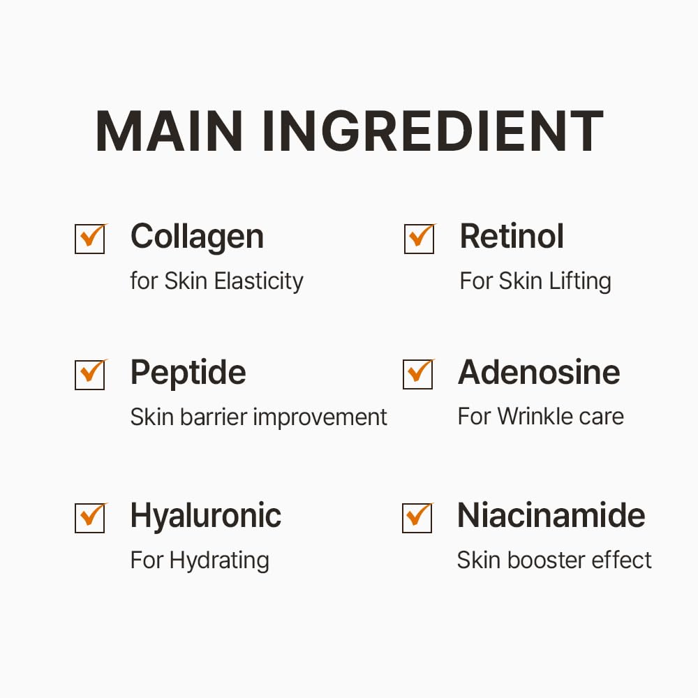 WELLDERMA Masque Hydrogel Rétinol Peptide 25g - fond de scène naturel