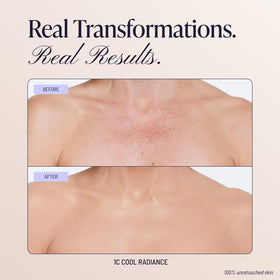 Westmore Beauty Body Coverage Perfector 6 teintes modulables avant-après