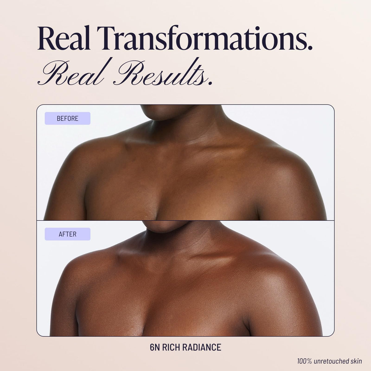 Westmore Beauty Body Coverage Perfector 6N Rich Radiance utilisé sur les jambes