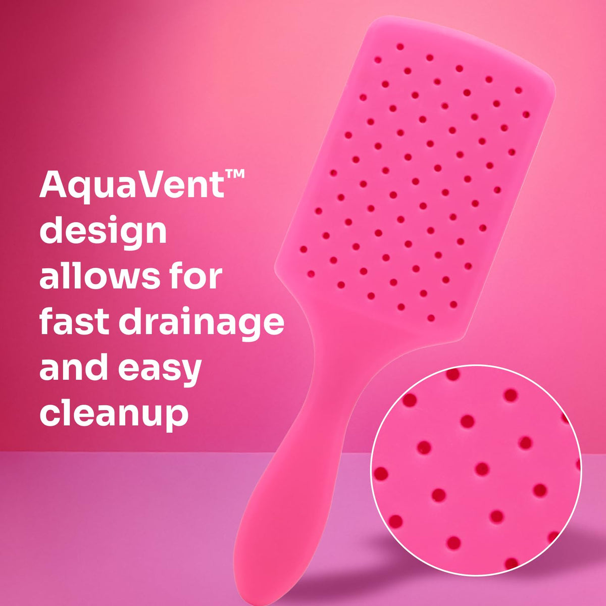 Wet Brush brosse démêlante en utilisation