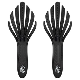 Wet Brush Go Green Curl Detangler brosse à cheveux noire vue de face
