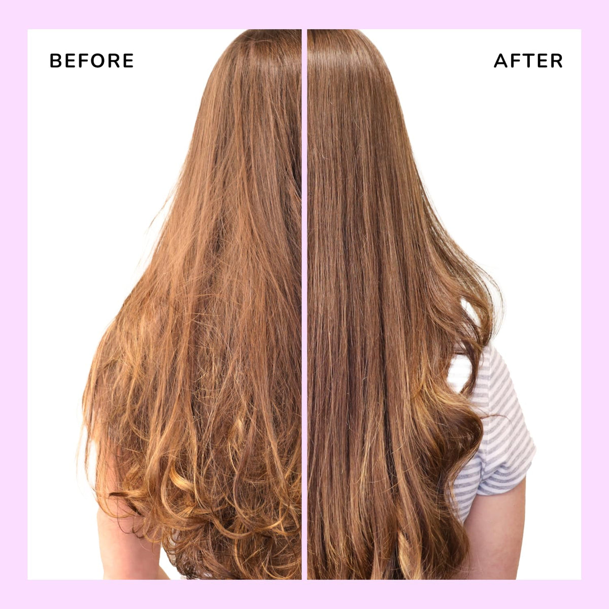 Wet Brush Mini Démêlant Violet en gros plan sur les brins