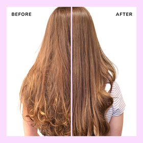 Wet Brush Mini Démêlant Violet en gros plan sur les brins