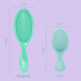 Wet Brush Original Detangler brosse à cheveux dans une trousse de beauté