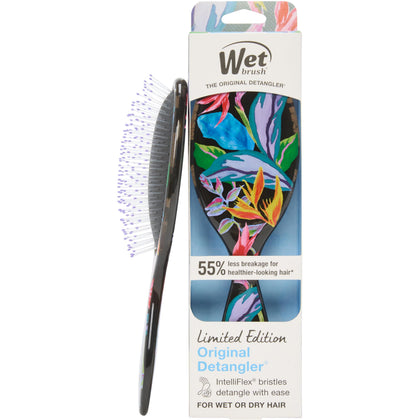 Wet Brush Original Detangler brosse à cheveux édition limitée Violet Tropical vue de face