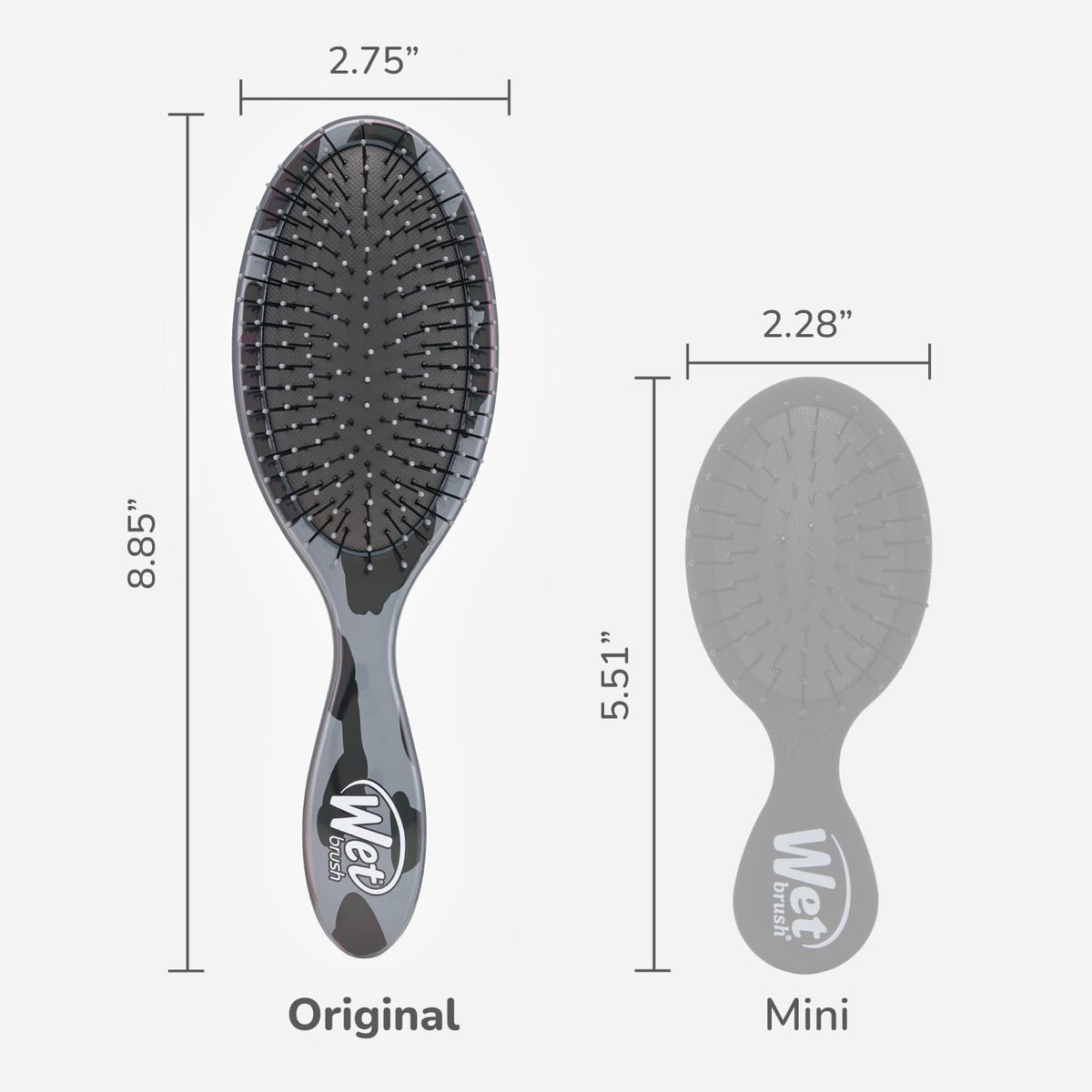 Wet Brush Original Detangler dans un environnement de salle de bain