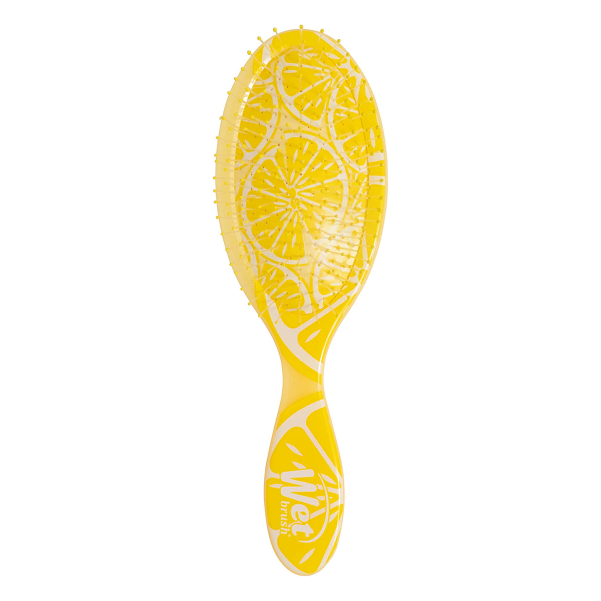 Wet Brush Original Detangler Tutti Fruitti vue avant avec poils IntelliFlex
