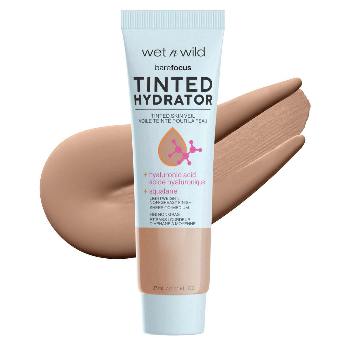 wet n wild Bare Focus Hydrateur Teinté Medium Deep 32g vue avant