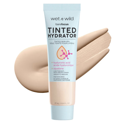 wet n wild Bare Focus Tinted Hydrator 32g avant application