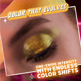 wet n wild Ombre à Paupières Chameleon Chrome - Comet Culture sur main