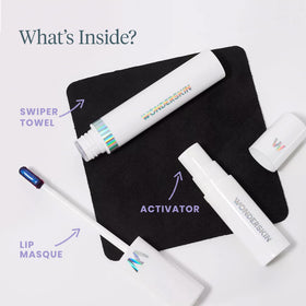 Wonderskin Kit de Teinture à Lèvres avant-après application
