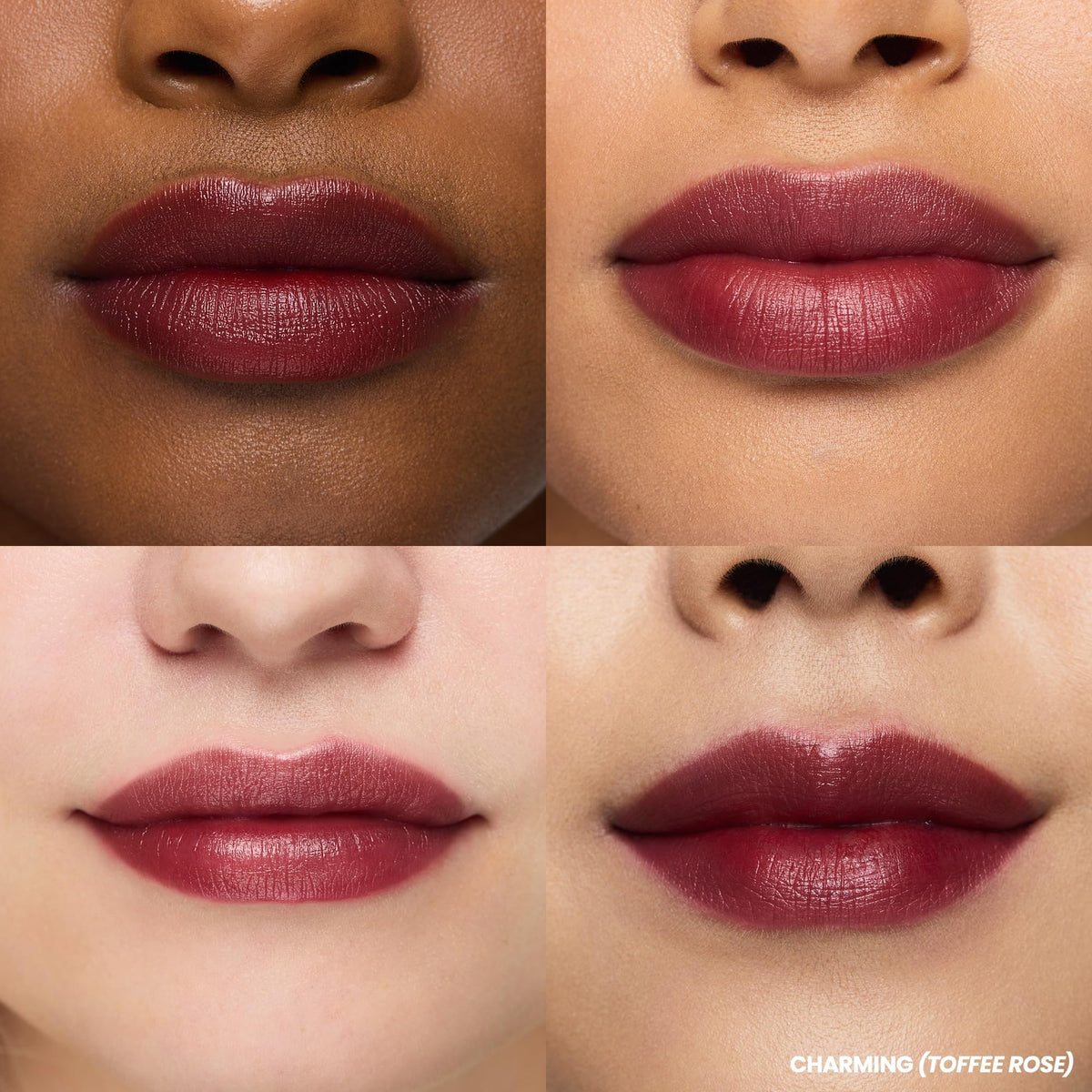 Wonderskin Lip Stain applied on lips