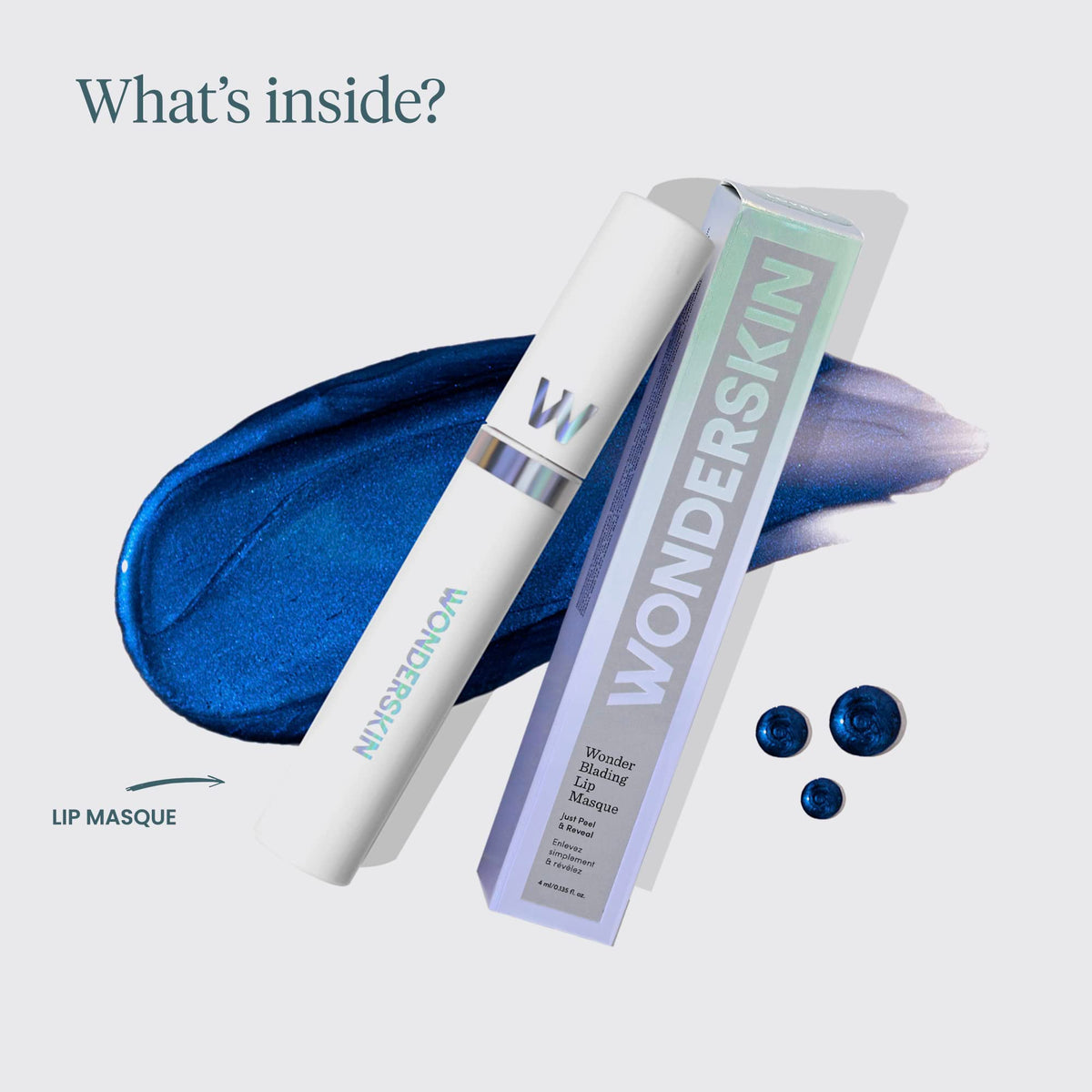 Wonderskin Lip Stain avant et après application