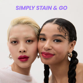 Wonderskin Lip Stain avec échantillons de couleurs