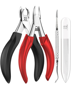WONSIM Kit de coupe-ongles pour orteils avec outil de levage et lime