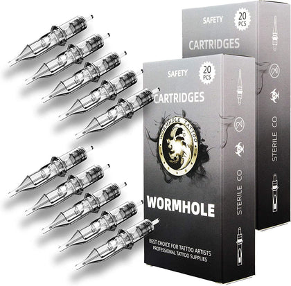 Wormhole Tattoo aiguilles de cartridges assorties 50pcs vue avant