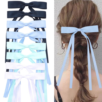 WORTL Bows à Cheveux Clips Colorés en boîte