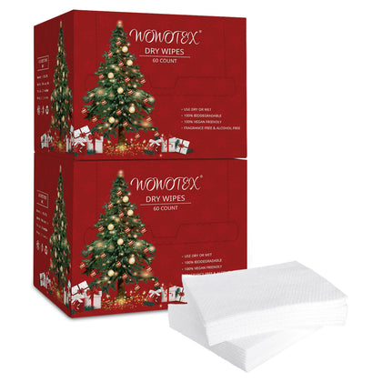 WOWOTEX serviettes jetables 10 × 12 pouces, paquet de 120 pièces