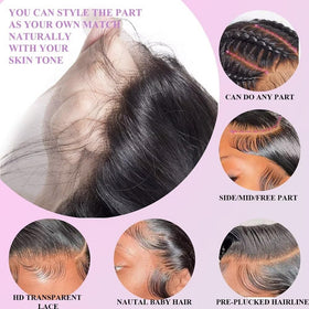 Wowqueen Beauty Cheveux Brésiliens 10A lisses et rebondissants