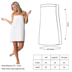 Wrap de spa en lin turc femme plié sur une serviette
