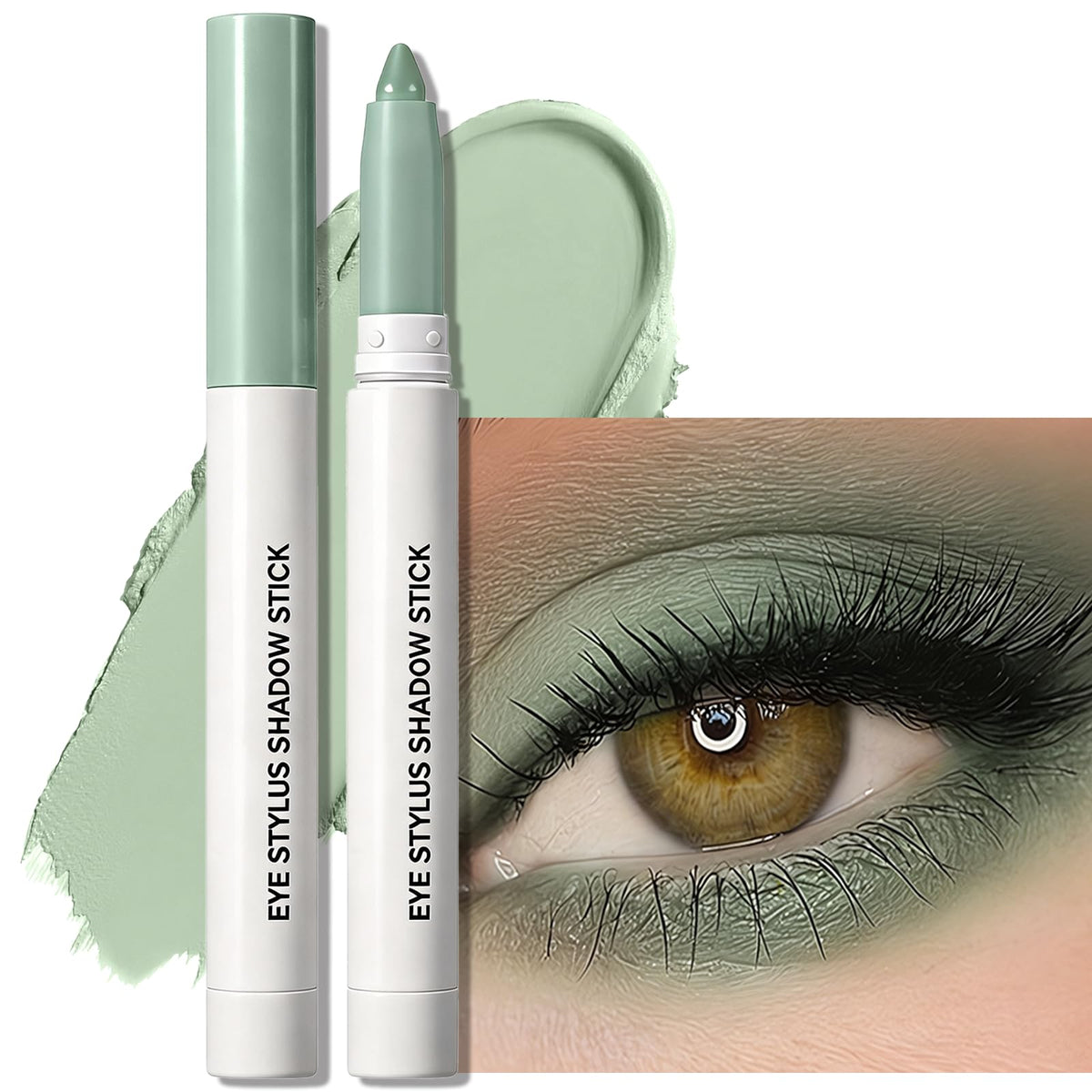 Wugbc Crayon à Paupières Vert vue de face
