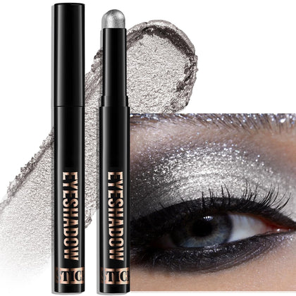 Wugbc Crayon Fard à Paupières Pailleté Argent vue avant