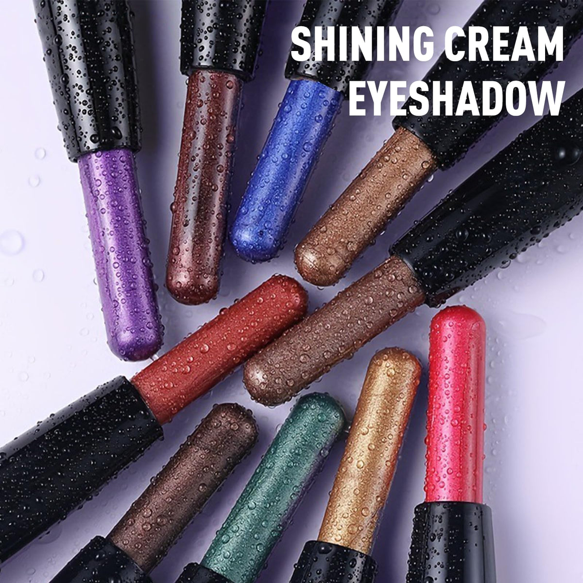 Wugbc Crayon Fard à Paupières Violet Prune sur un fond neutre