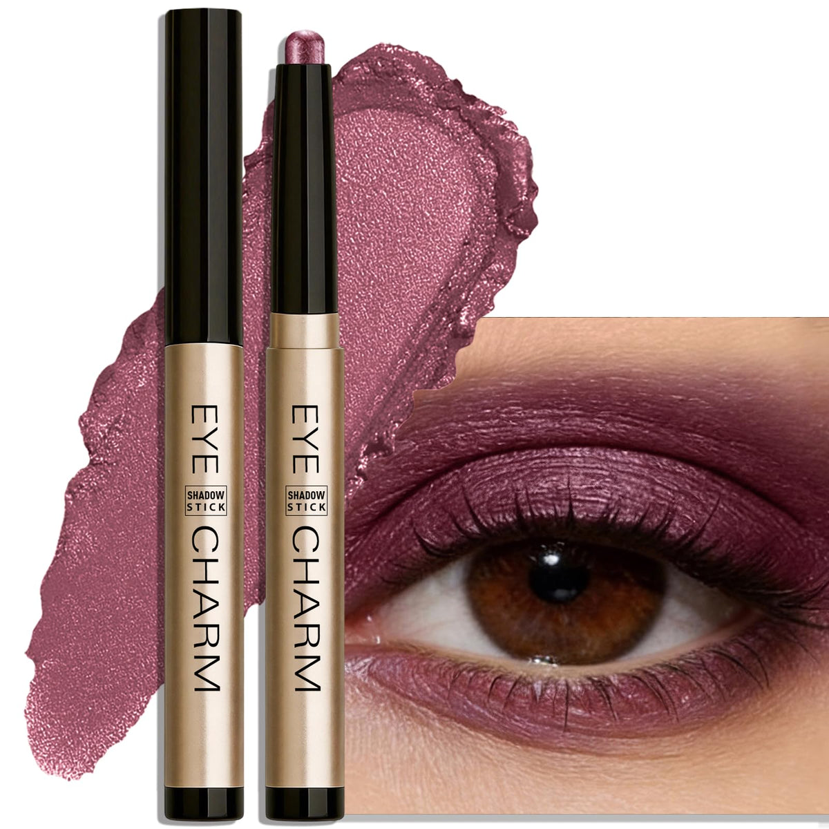 Wugbc Crayon Fard à Paupières Violet Prune vue de face